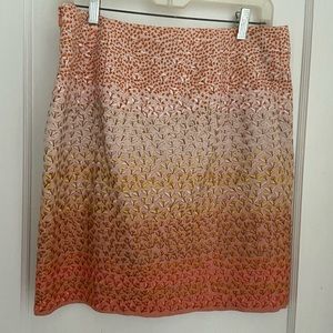 Beautiful embroidered skirt from Anthropologie